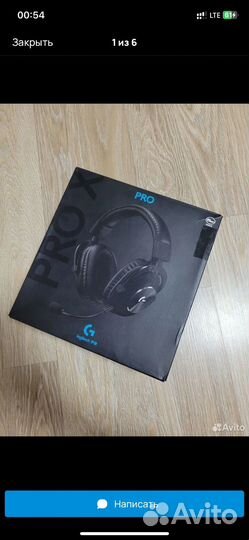 Наушники Logitech G PRO X