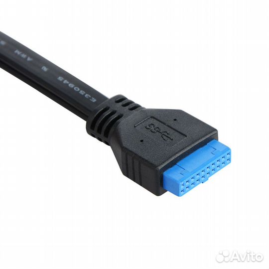 USB кабель с платы на панель