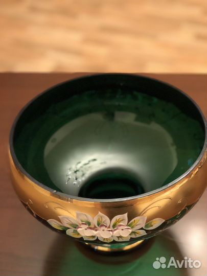 Ваза для фруктов рококо Bohemia