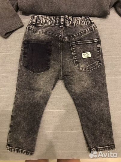 Джинсы, свитера для мальчика Zara 86-92