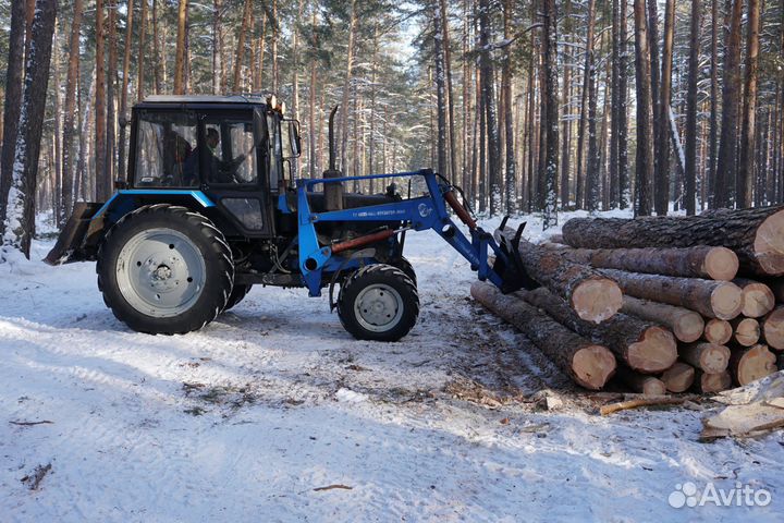 Фронтальный погрузчик пку-0,8 для мтз-80-82