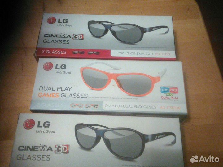 3 D очки samsung и lg