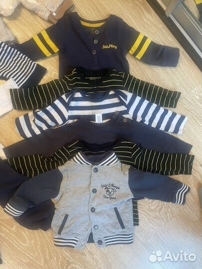 Вещи пакетом на мальчика 68-80