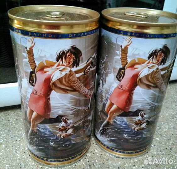 Банки пива Жигули Барное (Барыкин)