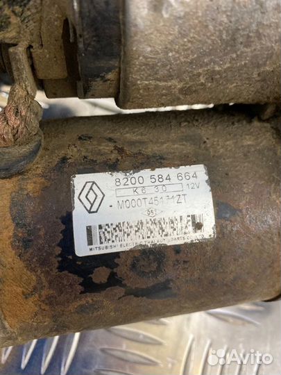 Стартер Renault Logan