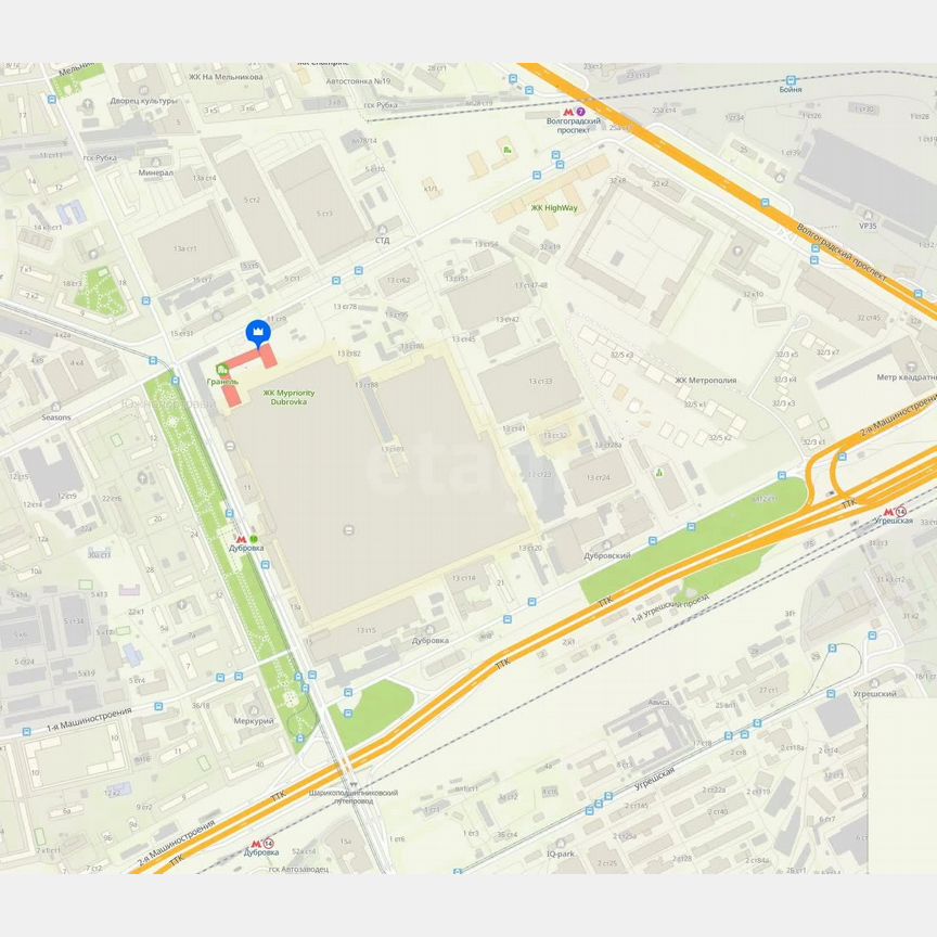 2-к. квартира, 34,8 м², 11/30 эт.