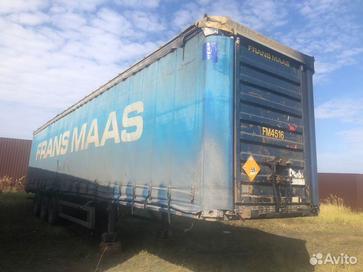 Полуприцеп шторно-бортовой Fruehauf T34CGN, 1992