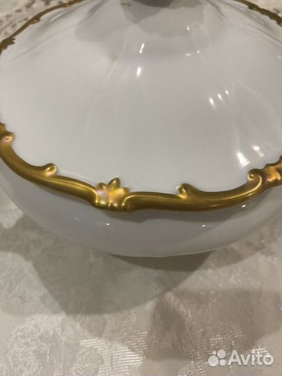 Фарфор веймар супник, сахарница