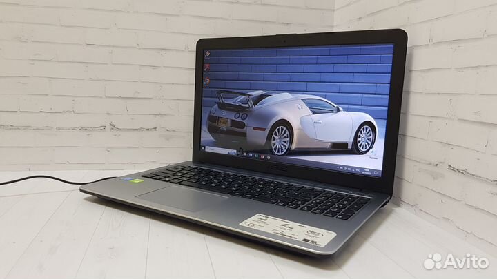 Быстрый ноутбук Asus 4ядра/15.6