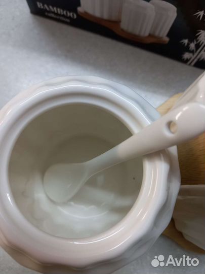 Набор сахарница +баночки д/специй