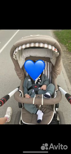 Коляска 2 в 1 бу