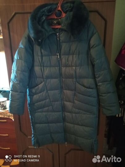 Пуховик женский 50 52 размер бу