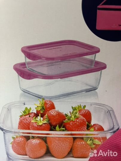 Набор контейнеров стекло