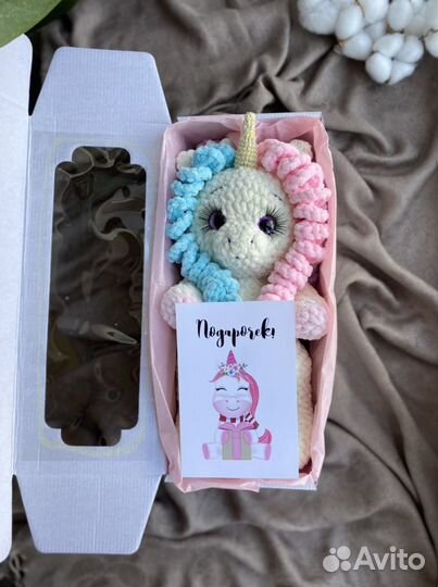 Игрушка ручной работы - Единорожка