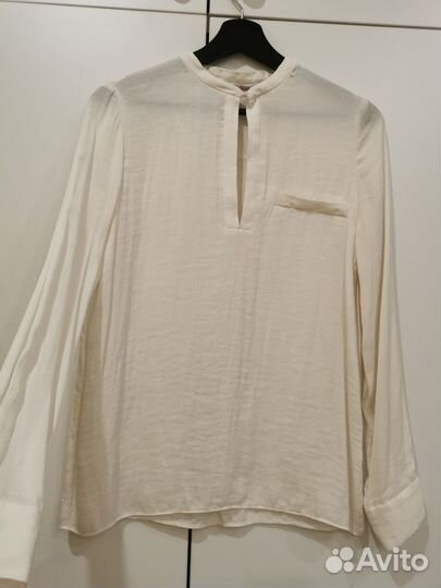 Белая блузка zara