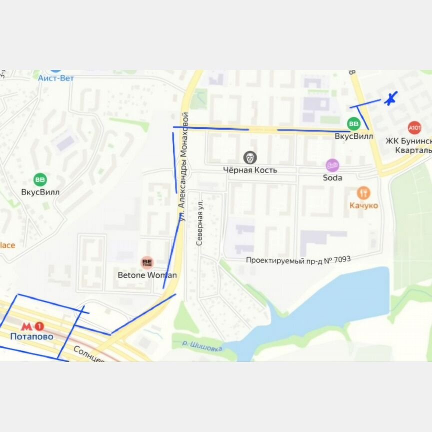 3-к. квартира, 53,3 м², 7/9 эт.