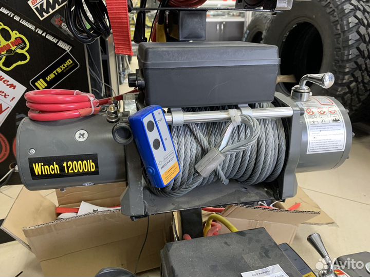 Лебедка Electric Winch 12000 12v (трос 22 метра)