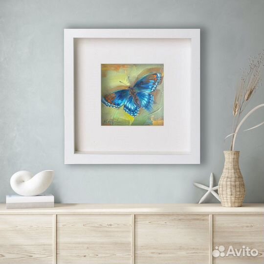 Бабочки миниатюры маслом
