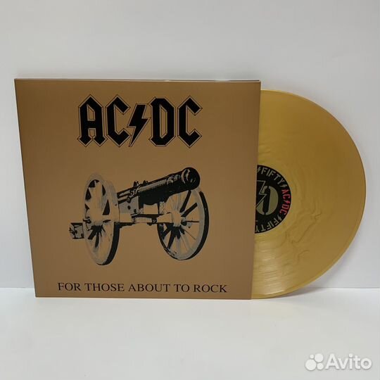 AC/DC - For Those About To Rock (LP) gold vinyl