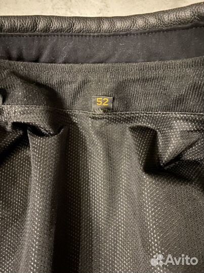 Мотокуртка IXS кожаная мужская 52 с защитой