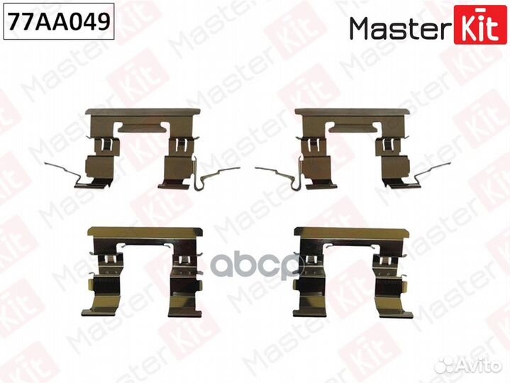 Комплект установочный тормозных колодок nissan