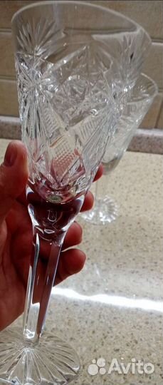 Фужеры хрустальные СССР