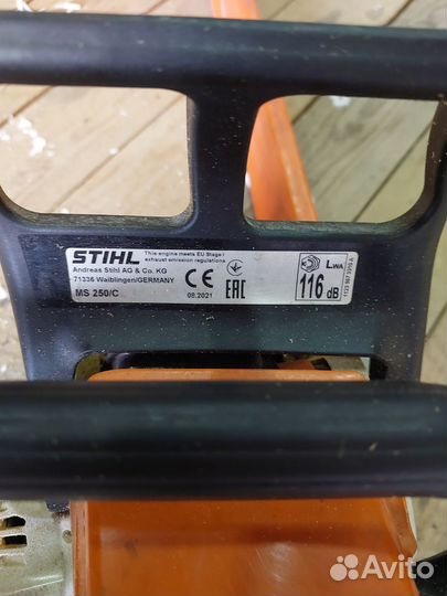 Бензопила штиль мс 250