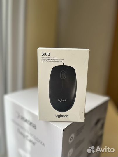 Мышь logitech b100