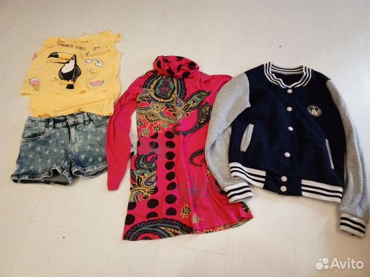 Пакетом на девочку 140-152,7 вещей