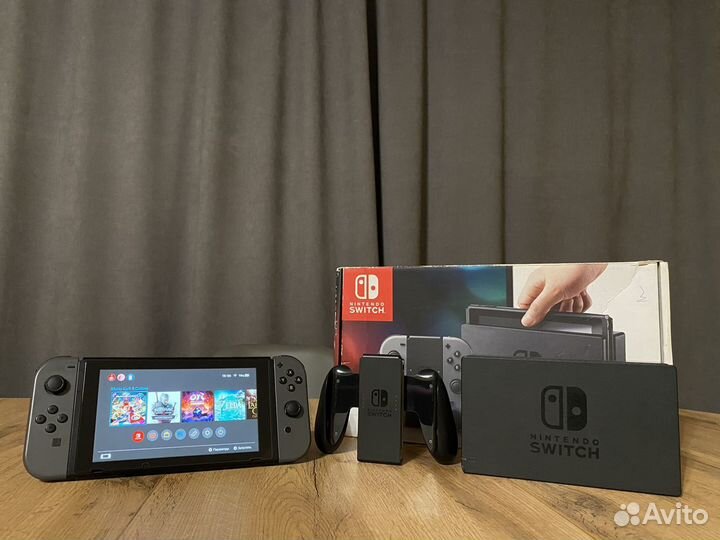 Игровая консоль nintendo switch rev 1 прошитая