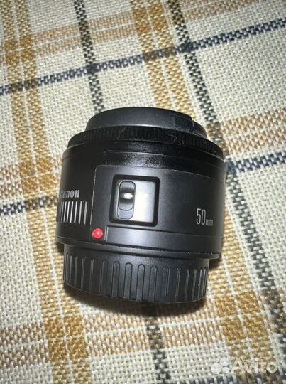 Объектив Canon ef 50mm f 1 8 ii