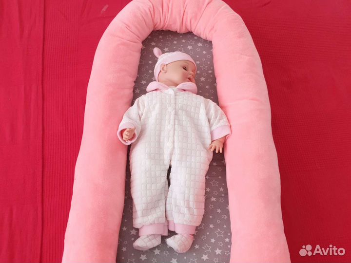 Кокон / матрасик, съемный бортик