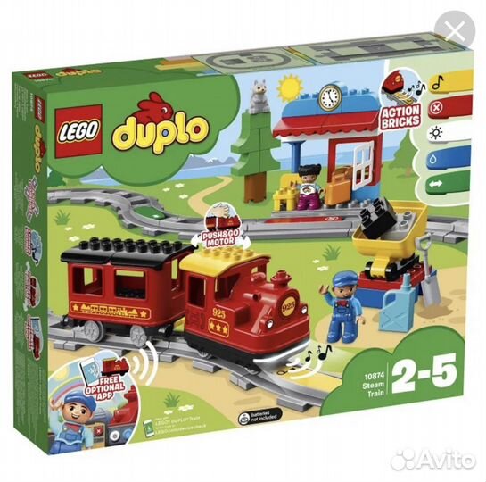 Lego duplo ‘Поезд на паровой тяге’