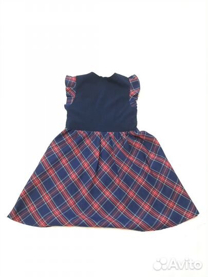 Школьная форма в клетку на девочку 134