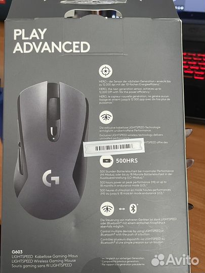 Игровая мышь logitech