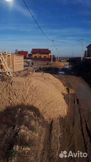 Доставка песка щебня торфа земли гравия
