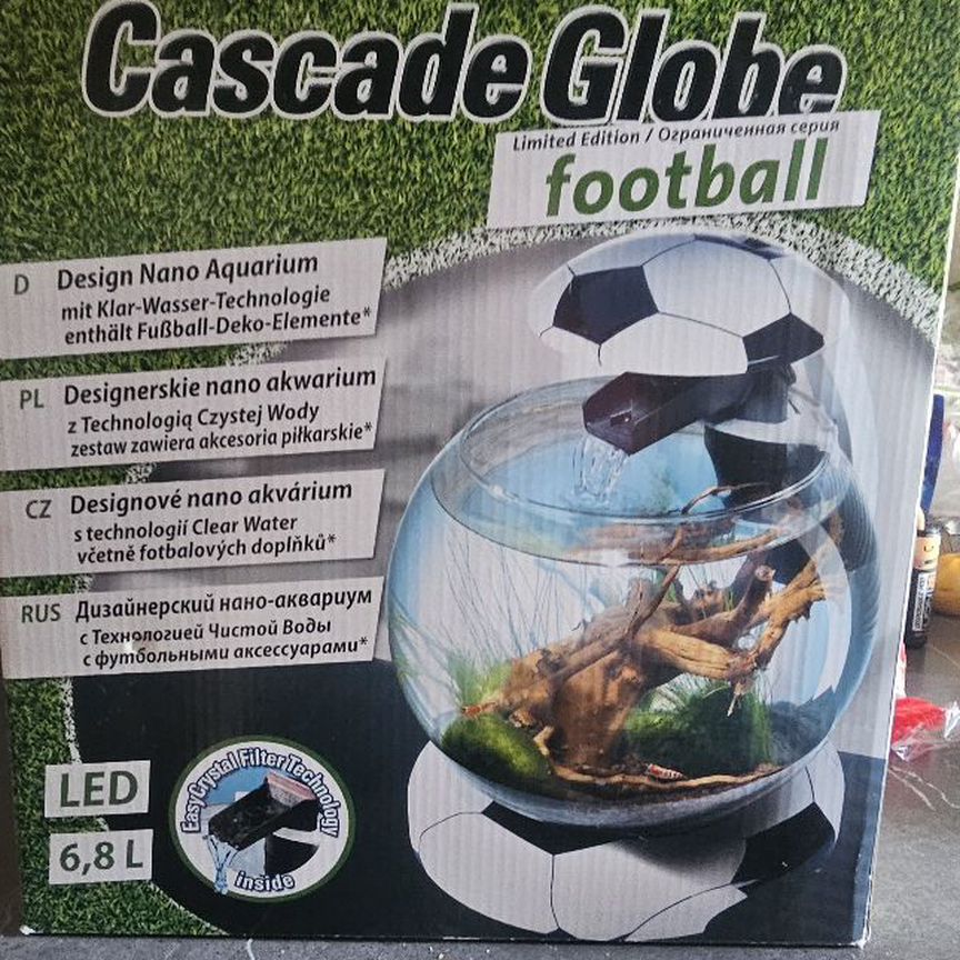 Аквариум Cascade Globe football