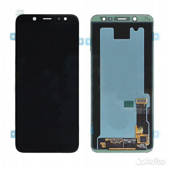 LCD Samsung A600F (A6 2018) модуль Черный oled