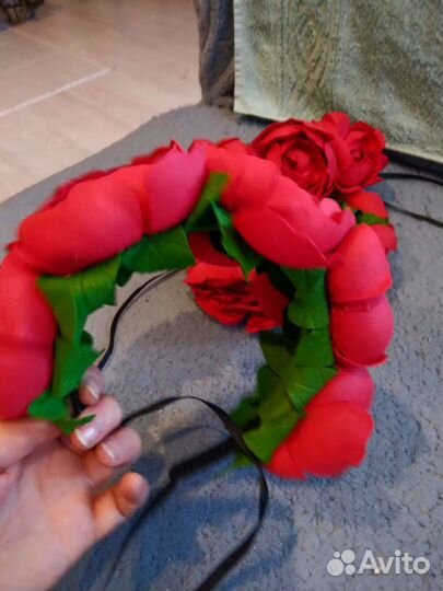 Ободок для волос ручной работы