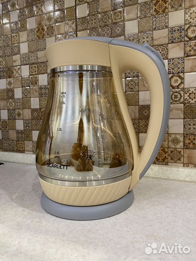 Электрочайник новый Scarlet sc-ek27g83