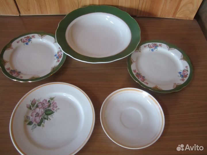 Тарелки из СССР. Дулево,зик и др