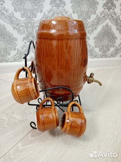 Подарочные наборы штофы под спиртное керамика