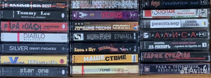 Аудиокассеты. рок, rock, hard rock
