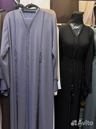 Абая из двойного шифона люкс качество(на заказ)