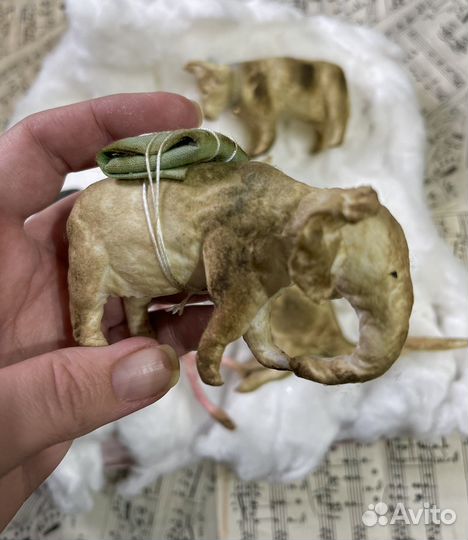 Ватные игрушки ручной работы