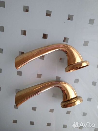 Дверная ручка латунь