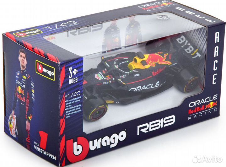 Red Bull Racing RB19 №1 Verstappen F1 1:43 Yu-Ra