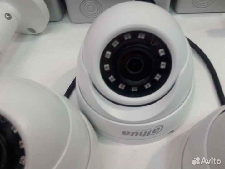 Видеонаблюдение 4Мп регистратор Dahua 6 камер