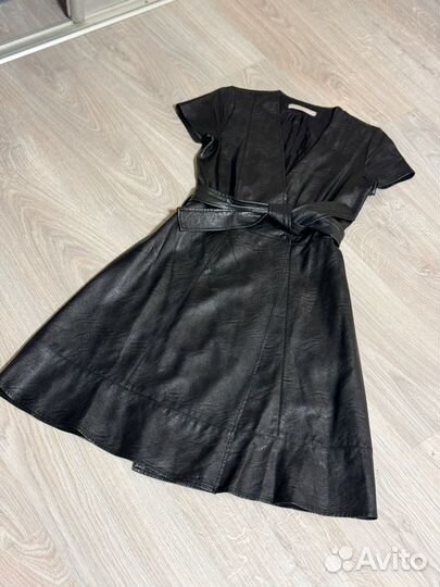 Кожаное платье