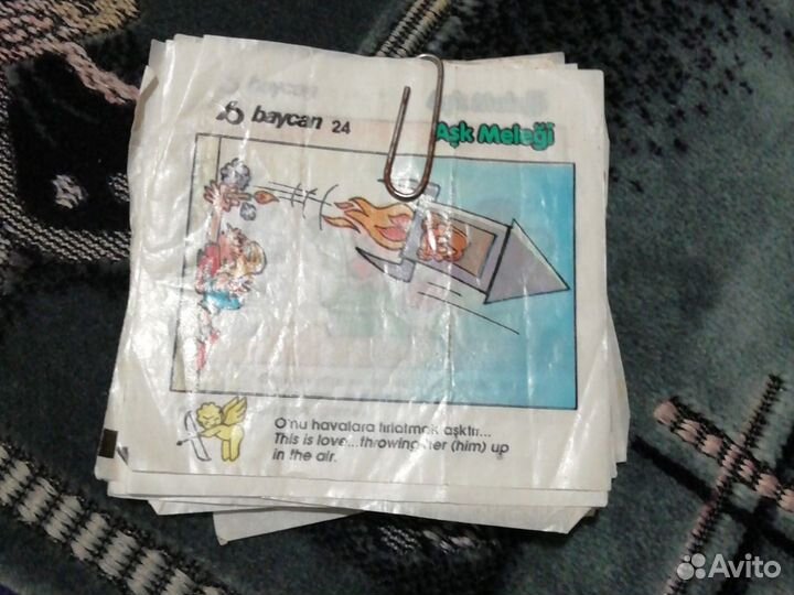 Вкладыши СССР от жвачек